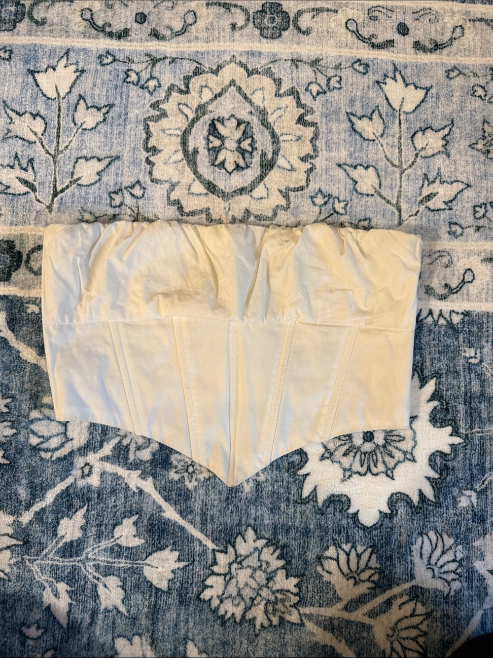 Princess Polly Ivory Strapless Corset Bustier